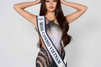 Hoa hậu Xuân Hạnh sẵn sàng cho Miss Cosmo