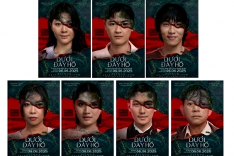Dưới Đáy Hồ lộ diện bộ 7 poster nhân vật chính: 7 song trùng tà ác hiện hình